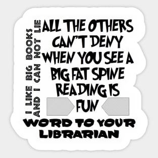 BIG BOOKS Sticker